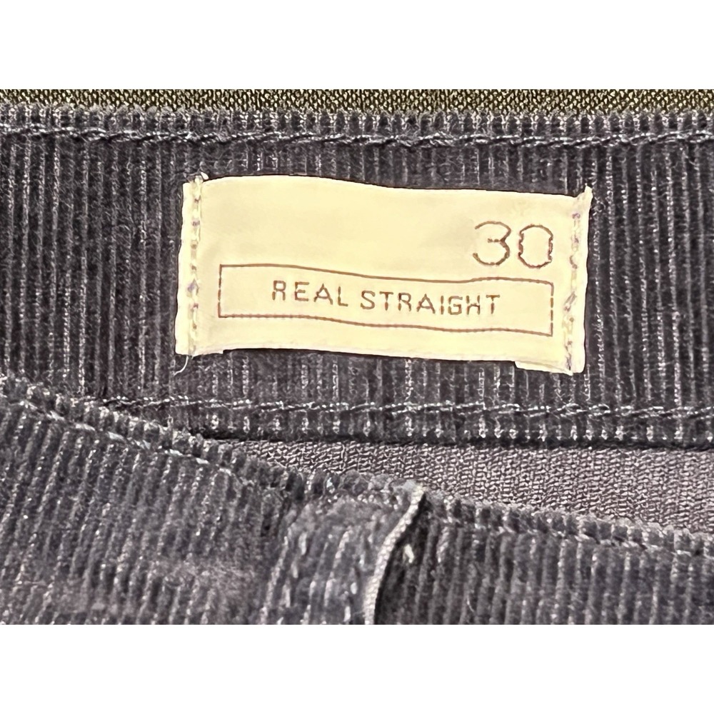 GAP 1969 MENS 30x30 STRAIGHT FIT CORDUROY JEANS NAVY BLUE FALL‎ 9/14 Old Money - Picture 3 of 12